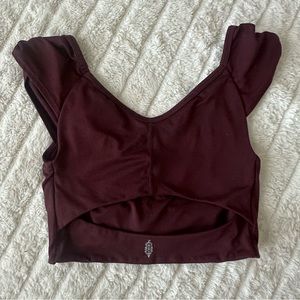 Free People “Breathe Deeper” Crop Top